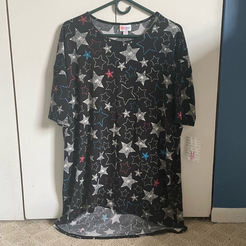 LuLaRoe Red, White, and Blue Irma